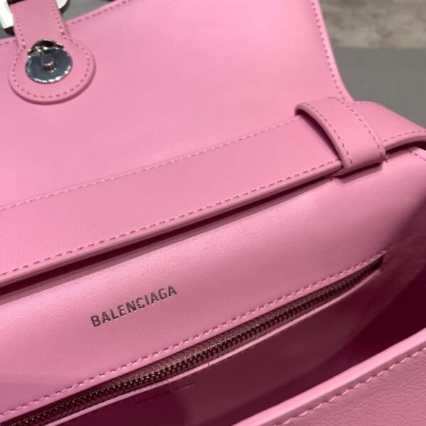 Balenciaga Downtown Small Shoulder Bag In Pink, For Women, Women's Bags 11.8in/30cm 67135329S1Y5906