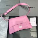 Balenciaga Downtown Small Shoulder Bag In Pink, For Women, Women's Bags 11.8in/30cm 67135329S1Y5906