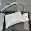 Balenciaga Downtown Small Shoulder Bag In White, For Women, Women's Bags 11.8in/30cm