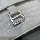 Balenciaga Downtown Small Shoulder Bag In White, For Women, Women's Bags 11.8in/30cm