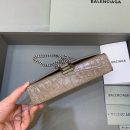 Balenciaga Downtown Small Shoulder Bag With Chain Brown, For Women, Women's Bags 11.8in/30cm