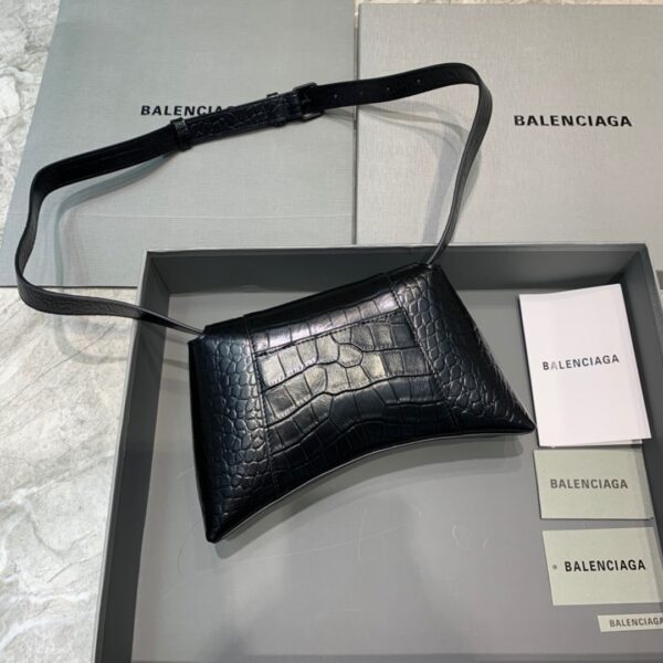 Balenciaga Downtown XS Shoulder Bag In Black, For Women, Women's Bags 10in/25cm 67135523E871000