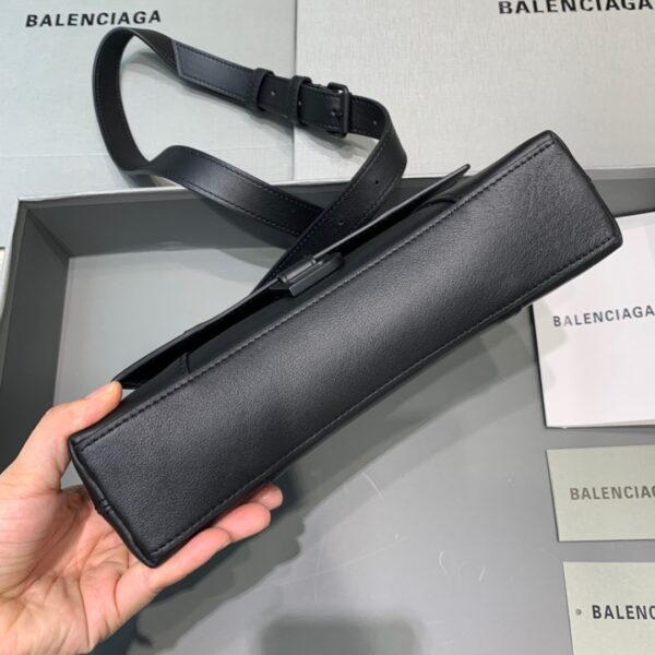 Balenciaga Downtown XS Shoulder Bag In Black, For Women, Women's Bags 10in/25cm