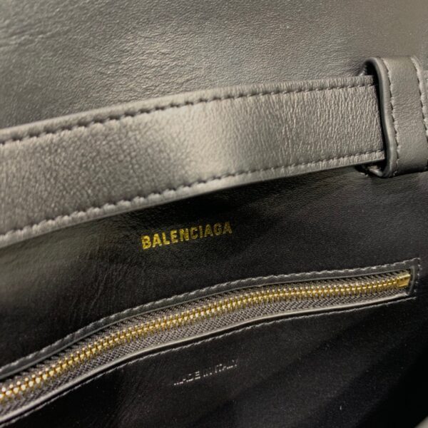 Balenciaga Downtown XS Shoulder Bag In Black, For Women, Women's Bags 10in/25cm