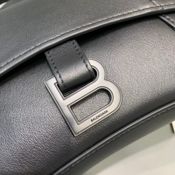 Balenciaga Downtown XS Shoulder Bag In Black, For Women, Women's Bags 10in/25cm