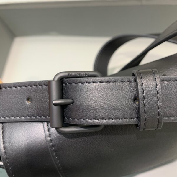 Balenciaga Downtown XS Shoulder Bag In Black, For Women, Women's Bags 10in/25cm
