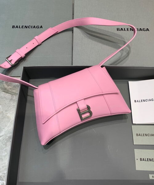Balenciaga Downtown XS Shoulder Bag In Black, For Women, Women's Bags 10in/25cm