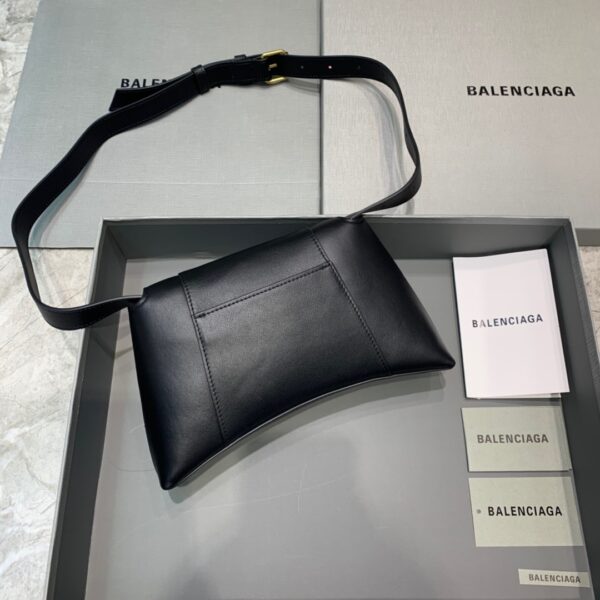 Balenciaga Downtown XS Shoulder Bag In Black, For Women, Women's Bags 10in/25cm