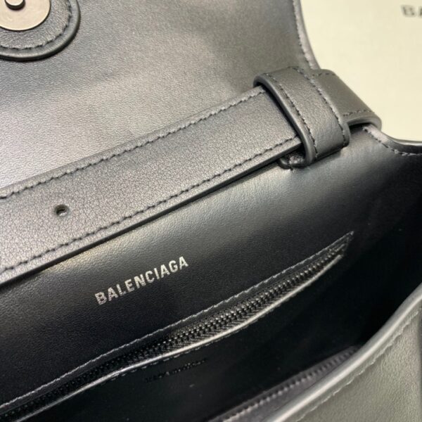 Balenciaga Downtown XS Shoulder Bag In Black, For Women, Women's Bags 10in/25cm