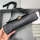 Balenciaga Downtown XS Shoulder Bag In Black, For Women, Women's Bags 10in/25cm