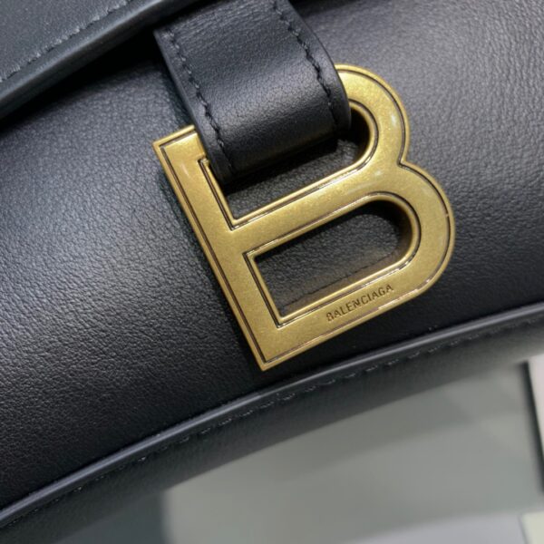 Balenciaga Downtown XS Shoulder Bag In Black, For Women, Women's Bags 10in/25cm