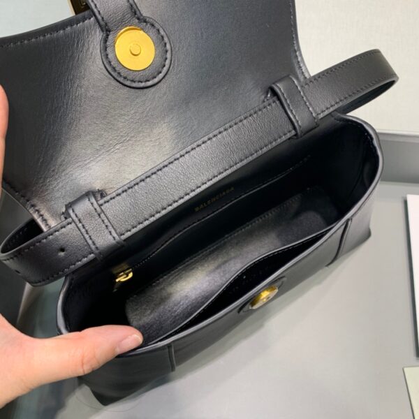 Balenciaga Downtown XS Shoulder Bag In Black, For Women, Women's Bags 10in/25cm