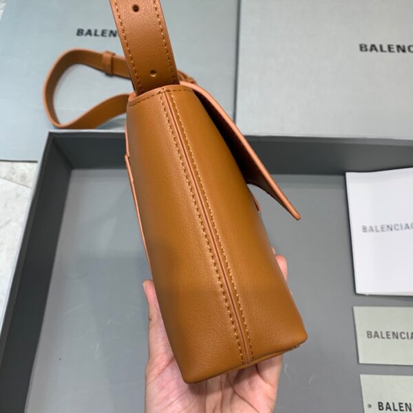 Balenciaga Downtown XS Shoulder Bag In Brown, For Women, Women's Bags 10in/25cm