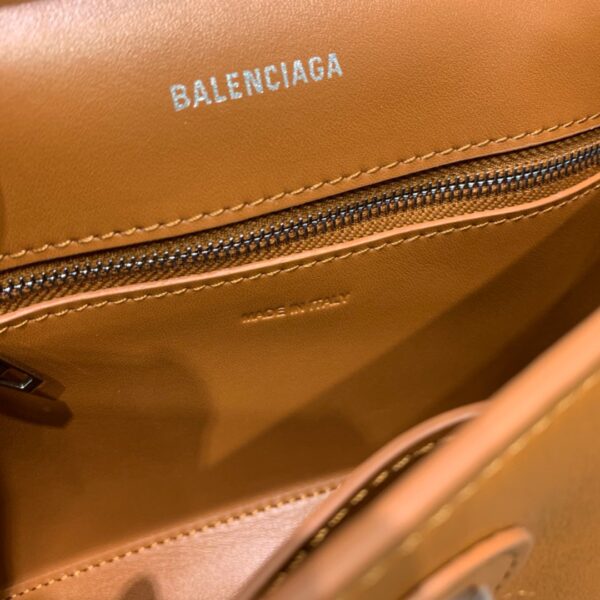 Balenciaga Downtown XS Shoulder Bag In Brown, For Women, Women's Bags 10in/25cm