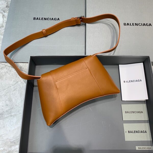 Balenciaga Downtown XS Shoulder Bag In Brown, For Women, Women's Bags 10in/25cm