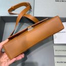 Balenciaga Downtown XS Shoulder Bag In Brown, For Women, Women's Bags 10in/25cm