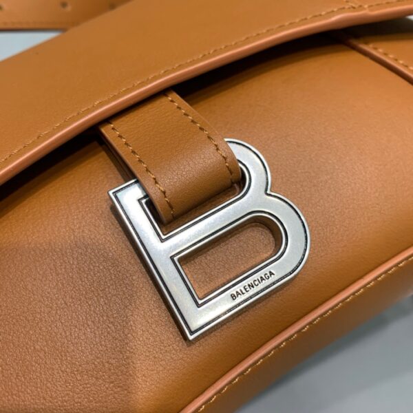 Balenciaga Downtown XS Shoulder Bag In Brown, For Women, Women's Bags 10in/25cm