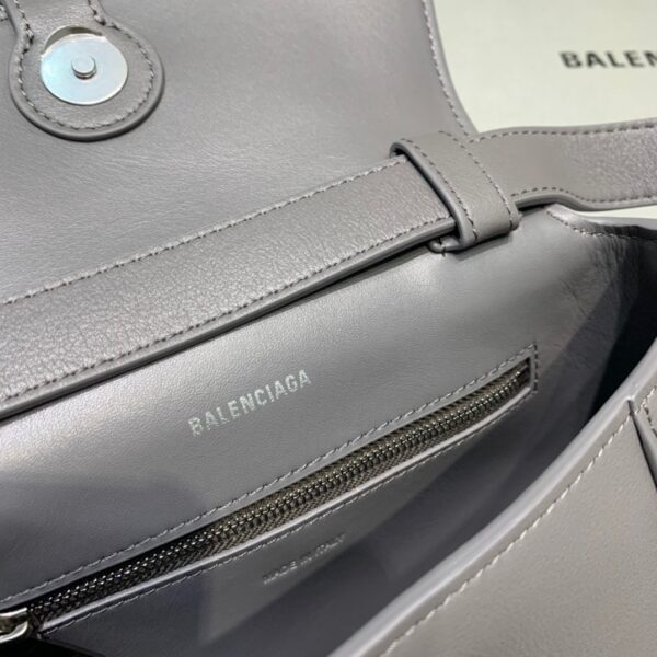 Balenciaga Downtown XS Shoulder Bag In Gray, For Women, Women's Bags 10in/25cm