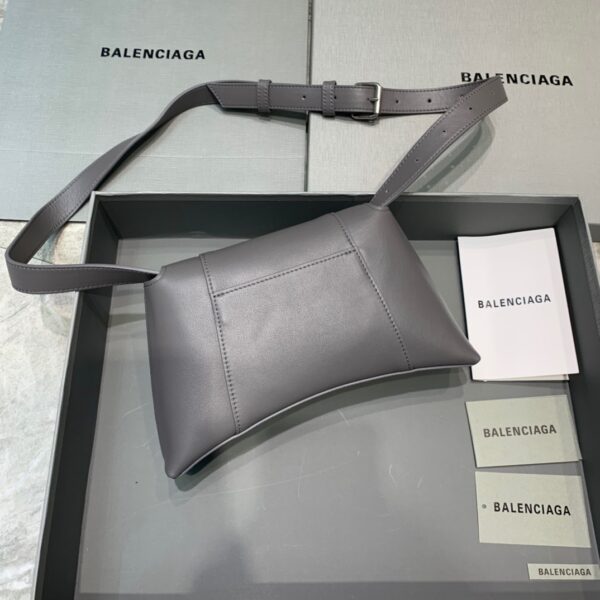 Balenciaga Downtown XS Shoulder Bag In Gray, For Women, Women's Bags 10in/25cm