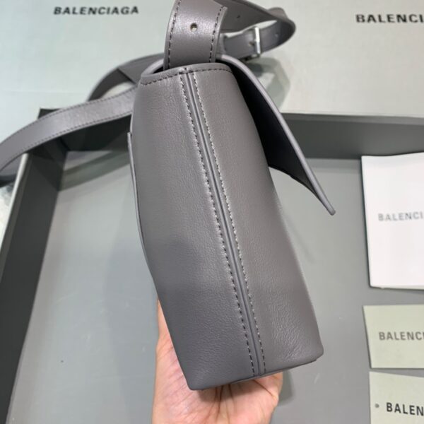 Balenciaga Downtown XS Shoulder Bag In Gray, For Women, Women's Bags 10in/25cm