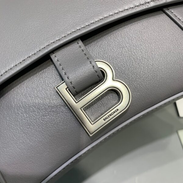 Balenciaga Downtown XS Shoulder Bag In Gray, For Women, Women's Bags 10in/25cm