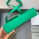 Balenciaga Downtown XS Shoulder Bag In Green, For Women, Women's Bags 10in/25cm