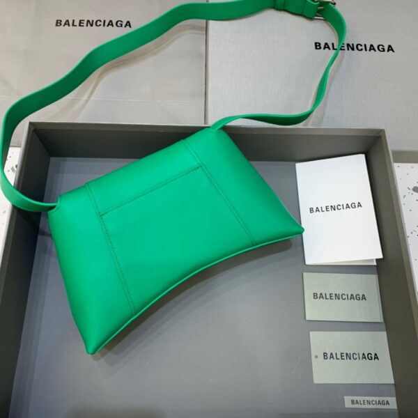 Balenciaga Downtown XS Shoulder Bag In Green, For Women, Women's Bags 10in/25cm