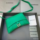 Balenciaga Downtown XS Shoulder Bag In Green, For Women, Women's Bags 10in/25cm