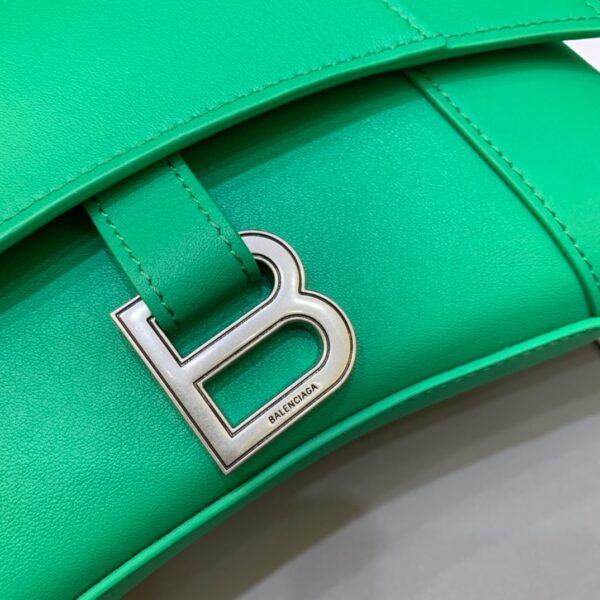 Balenciaga Downtown XS Shoulder Bag In Green, For Women, Women's Bags 10in/25cm