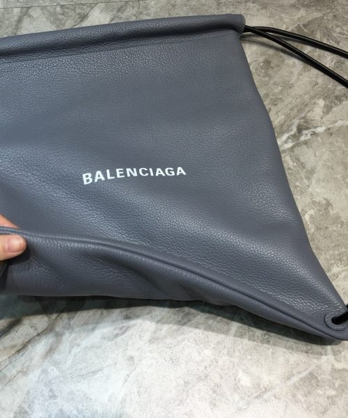 Balenciaga Everyday Drawstring Backpack In Grey, For Women, Women's Bags 18.5in/47cm