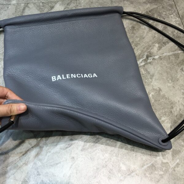 Balenciaga Everyday Drawstring Backpack In Grey, For Women, Women's Bags 18.5in/47cm