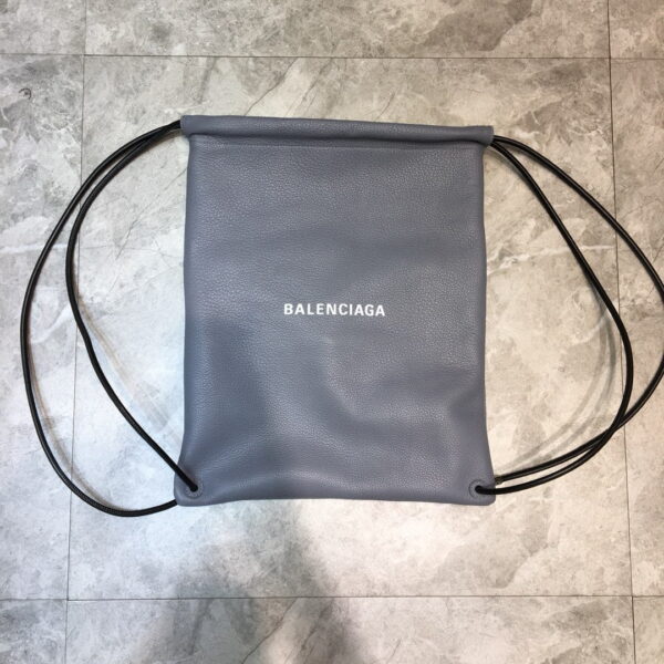 Balenciaga Everyday Drawstring Backpack In Grey, For Women, Women's Bags 18.5in/47cm