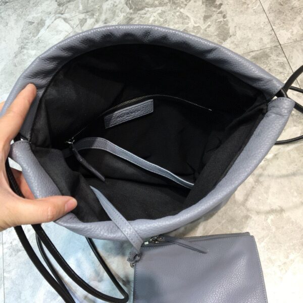 Balenciaga Everyday Drawstring Backpack In Grey, For Women, Women's Bags 18.5in/47cm
