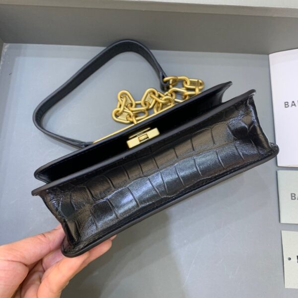 Balenciaga Gossip Small On Chain Shoulder Bag Black, For Women, Women's Bags 7.4in/19cm