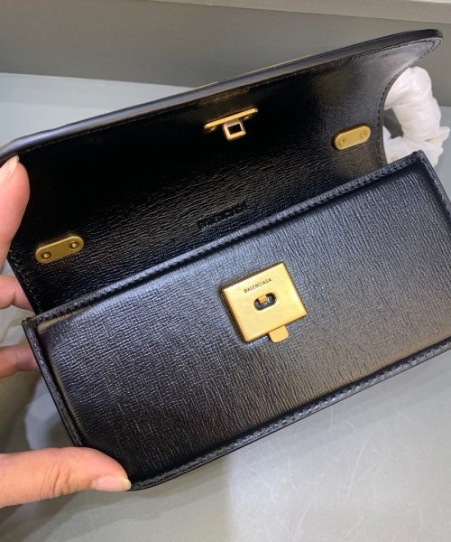 Balenciaga Gossip Small On Chain Shoulder Bag Black, For Women, Women's Bags 7.4in/19cm