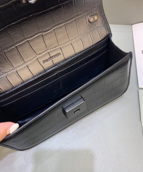 Balenciaga Gossip Small On Chain Shoulder Bag Black, For Women, Women's Bags 7.4in/19cm