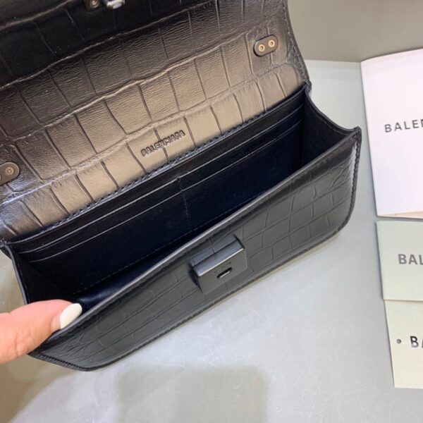 Balenciaga Gossip Small On Chain Shoulder Bag Black, For Women, Women's Bags 7.4in/19cm
