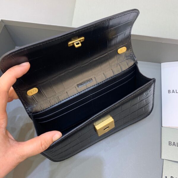 Balenciaga Gossip Small On Chain Shoulder Bag Black, For Women, Women's Bags 7.4in/19cm