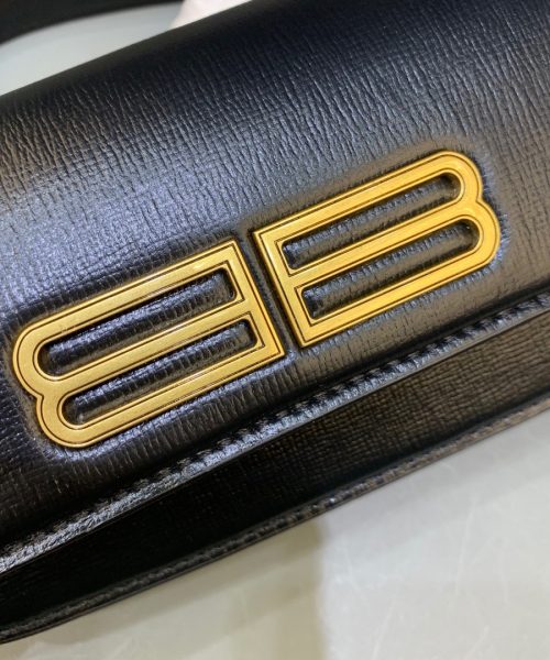 Balenciaga Gossip Small On Chain Shoulder Bag Black, For Women, Women's Bags 7.4in/19cm