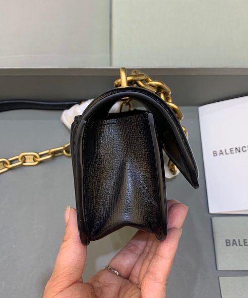 Balenciaga Gossip Small On Chain Shoulder Bag Black, For Women, Women's Bags 7.4in/19cm