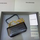 Balenciaga Gossip Small On Chain Shoulder Bag Black, For Women, Women's Bags 7.4in/19cm