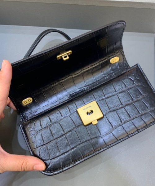 Balenciaga Gossip Small On Chain Shoulder Bag Black, For Women, Women's Bags 7.4in/19cm