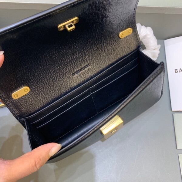Balenciaga Gossip Small On Chain Shoulder Bag Black, For Women, Women's Bags 7.4in/19cm