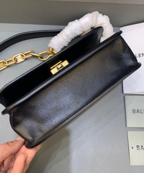 Balenciaga Gossip Small On Chain Shoulder Bag Black, For Women, Women's Bags 7.4in/19cm