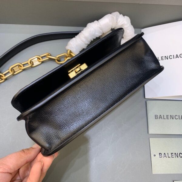 Balenciaga Gossip Small On Chain Shoulder Bag Black, For Women, Women's Bags 7.4in/19cm