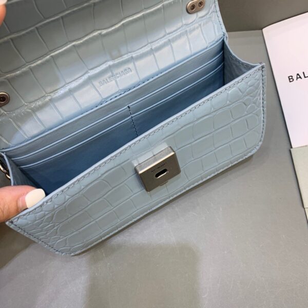 Balenciaga Gossip Small On Chain Shoulder Bag Blue, For Women, Women's Bags 7.4in/19cm