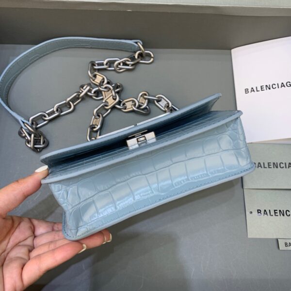 Balenciaga Gossip Small On Chain Shoulder Bag Blue, For Women, Women's Bags 7.4in/19cm