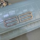 Balenciaga Gossip Small On Chain Shoulder Bag Blue, For Women, Women's Bags 7.4in/19cm