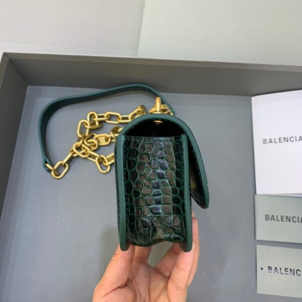 Balenciaga Gossip Small On Chain Shoulder Bag Dark Green, For Women, Women's Bags 7.4in/19cm