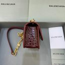 Balenciaga Gossip Small On Chain Shoulder Bag Dark Red, For Women, Women's Bags 7.4in/19cm
